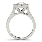 platinum halo diamond engagement ring